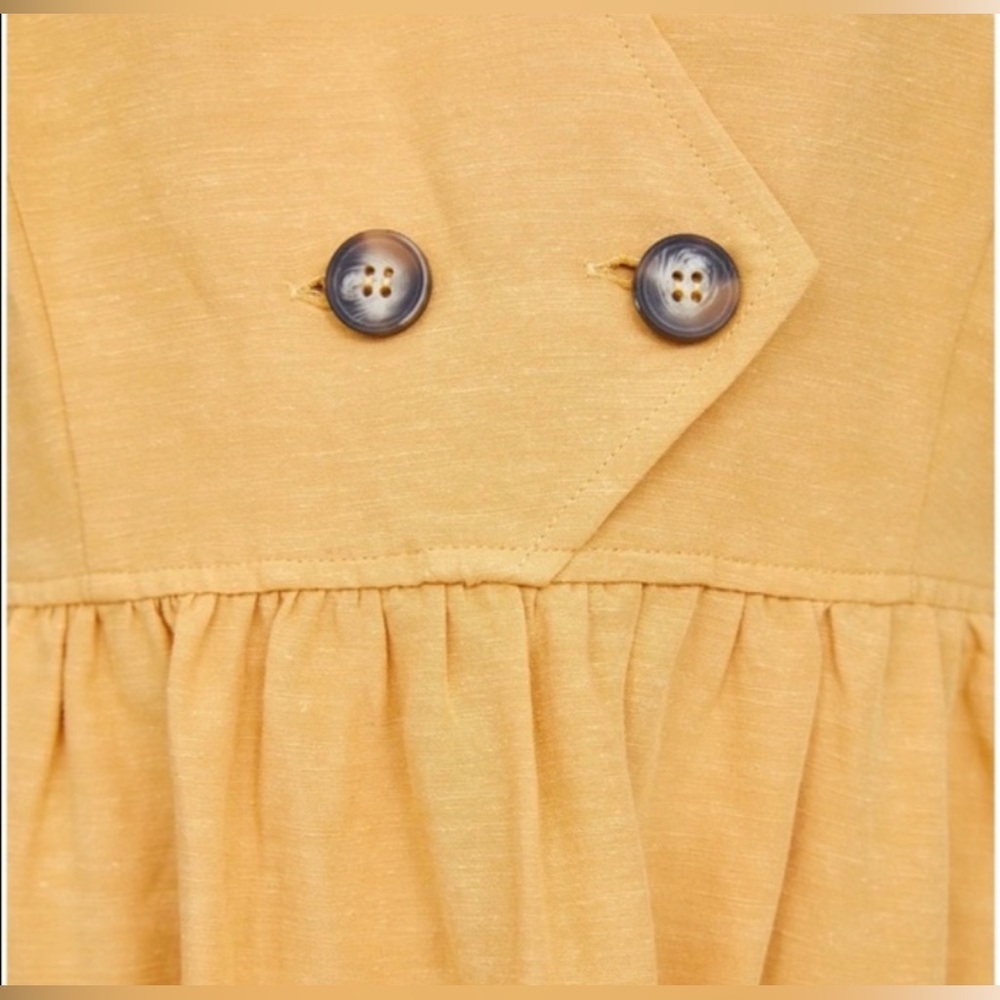 MIDI LINEN BLEND DRESS - Picture 5 of 6
